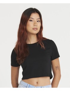A-JT006-Womens Tri-Blend Cropped T 2